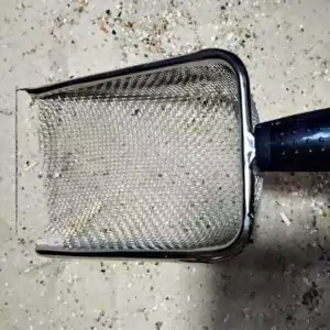 Kotschaufel für Vogelsand