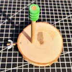 Stab mit Holzperle Stab mit Holzperle