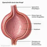 Querschnitt des Kropfes