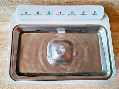 Eingeschalteter Trinkbrunnen