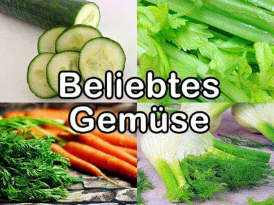 Beliebtes Gemüse