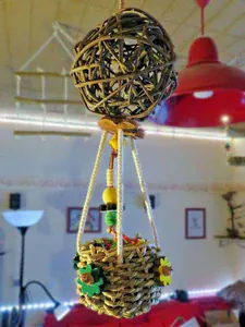 Mini-Heißluftballon basteln