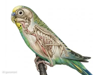 Die Anatomie des Wellensittichs