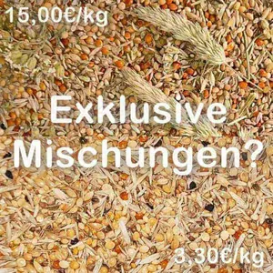 Exklusive Mischungen für Wellensittiche?