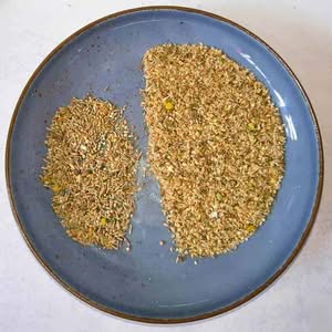 Futterreste von "Wie in der Pampa"